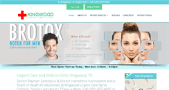 Desktop Screenshot of kingwoodurgentcareclinic.com